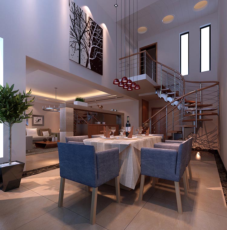 番禺华南碧桂园别墅餐厅