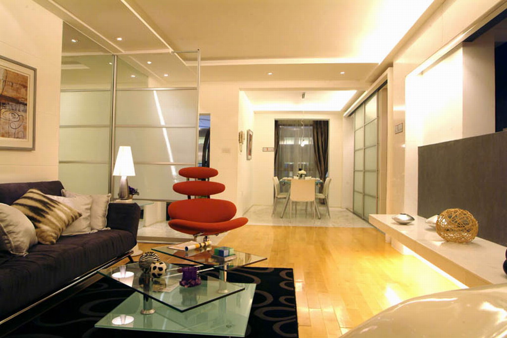 三居样板房客厅