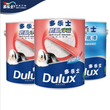 多乐士抗裂净味套装 乳胶漆15L 墙面漆/涂料/油
