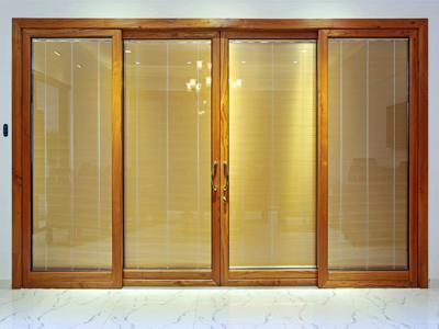 JH柚木包铝推拉门