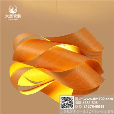 大美软装东南亚风格五金草藤吊灯