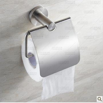 不锈钢纸巾架卫生间 厕纸架 卷纸器 卫浴挂件拉丝