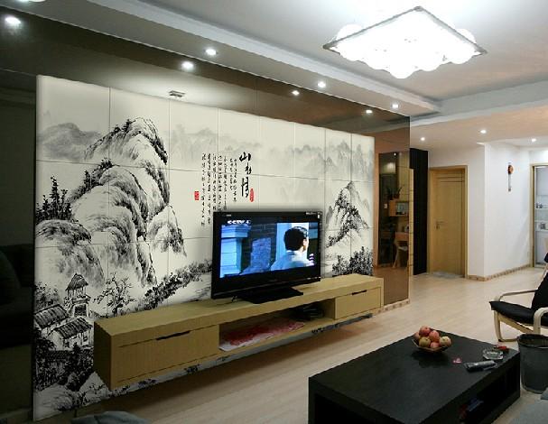豆豆 瓷砖电视背景墙 艺术仿古砖