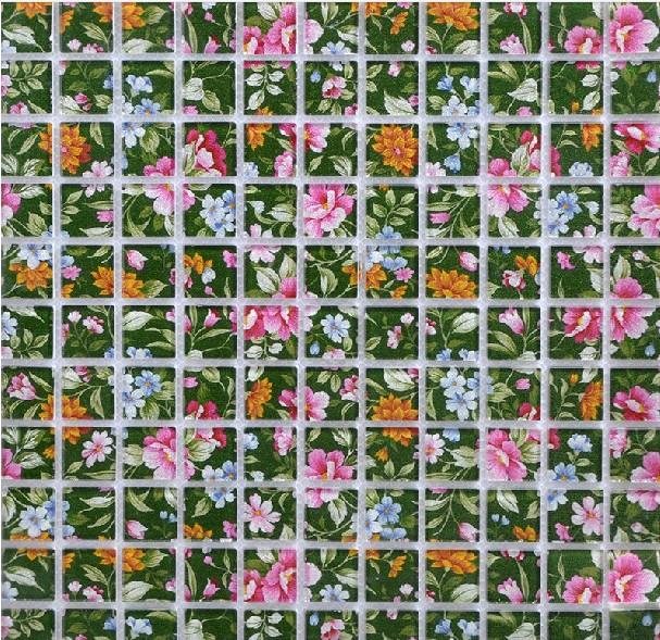 豆豆 艺术水晶玻璃镜面拼图拼花马赛克