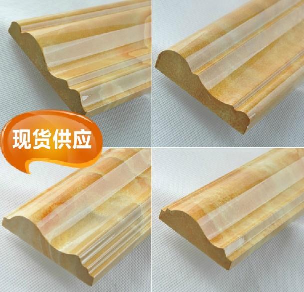 豆豆大理石线条 全抛釉腰线踢脚线