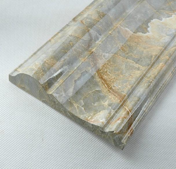 豆豆 仿大理石材线条 踢脚线 