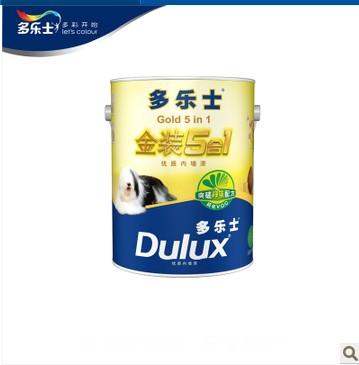 多乐士金装五合一超低VOC 5L 墙面漆 涂料