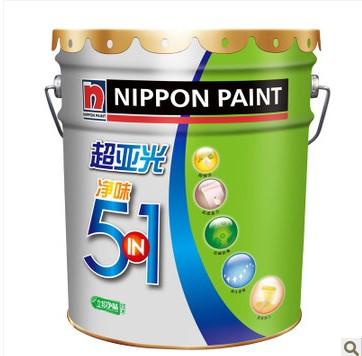 立邦超亚光净味五合一内墙乳胶漆套装 大桶18L油漆