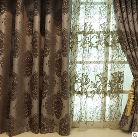 特种纱成品客厅高档绣花加密窗纱特价新款定制2012