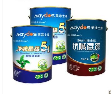 美涂士漆净味5合1 墙面漆套餐 白色乳胶漆 墙漆 