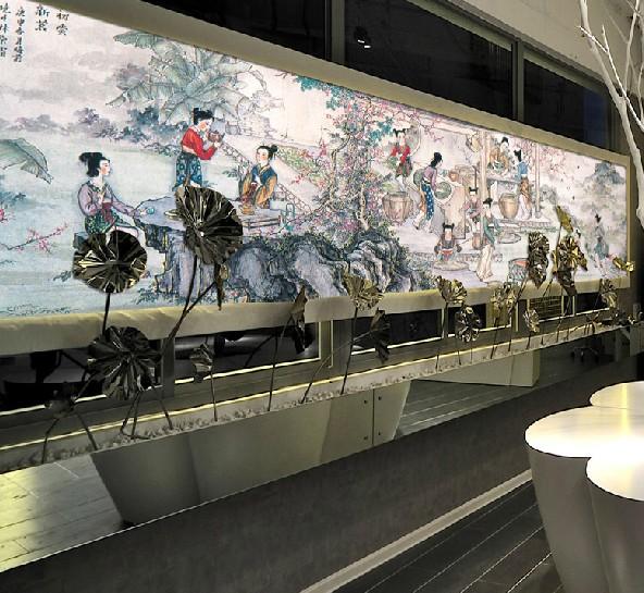 餐厅壁纸 现代简约 沙发背景墙 人间百态