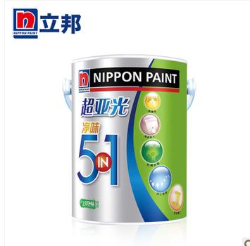 立邦超亚光净味五合一 内墙乳胶漆15L 墙面漆 油