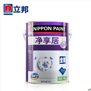 立邦净享居瓷净全效内墙乳胶漆5L 涂料油漆环保抗污