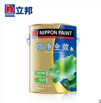 立邦荷净全效 内墙乳胶漆 5L 抗污 油漆/涂料