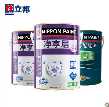 立邦净享居瓷净全效内墙乳胶漆套装 环保抗污墙面 涂