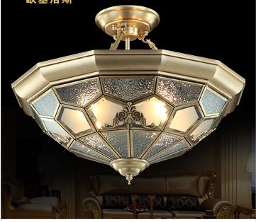 全铜吸顶灯 欧式手工焊锡灯 小卧阳台铜灯/灯饰灯具