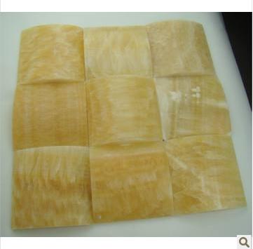 松香黄玉石装饰材料 立体背景墙 客厅浴室用3D马赛
