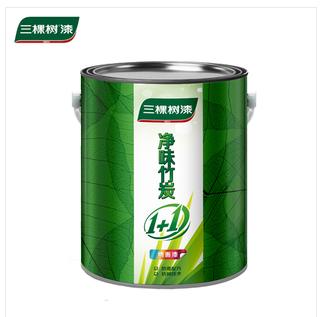 内墙乳胶漆净味竹炭1+1 7kg 油漆涂料