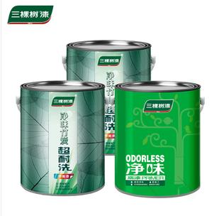 内墙乳胶漆 净味竹炭超耐洗 墙面漆 白色油漆