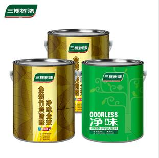 涂料内墙乳胶漆白色金装竹炭清醛净味全效