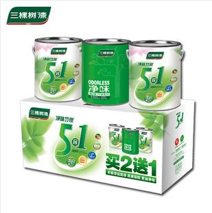 内墙漆乳胶漆 净味竹炭五合一 2面1底套装21kg