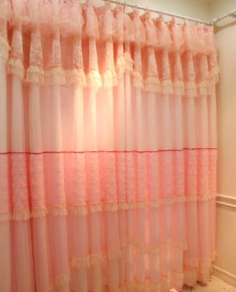 蕾丝婚房客厅高档卧室婚房韩式进口纱帘