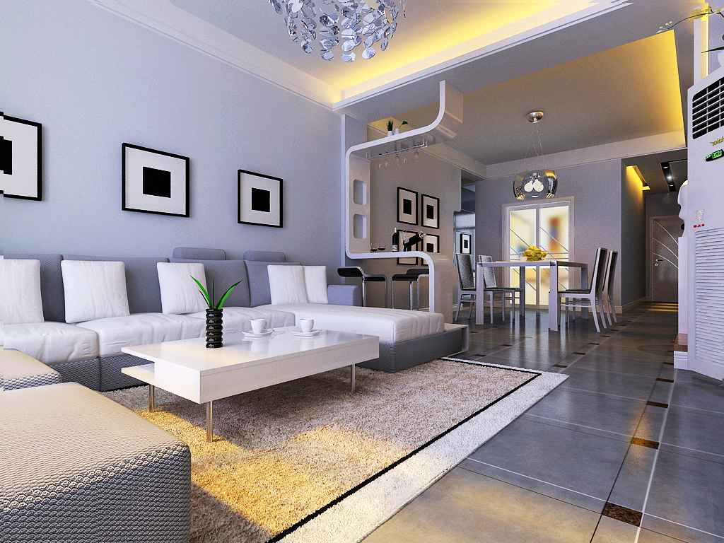 公寓式客厅效果